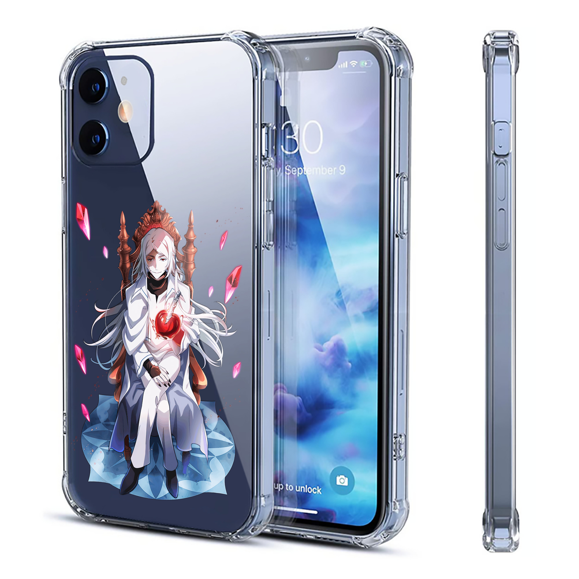 （画像用） 文豪ストレイドッグス Bungo Stray Dogs 【iPhone 12シリーズ対応】透明スマホケース（クリアソフトケース）